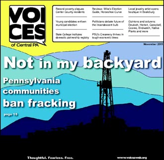 Not in my back yard - fracking ban appears on local ballots.