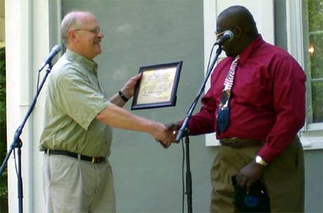 Dr Andrew Jackson Honored at Boal Mansion Ceremony