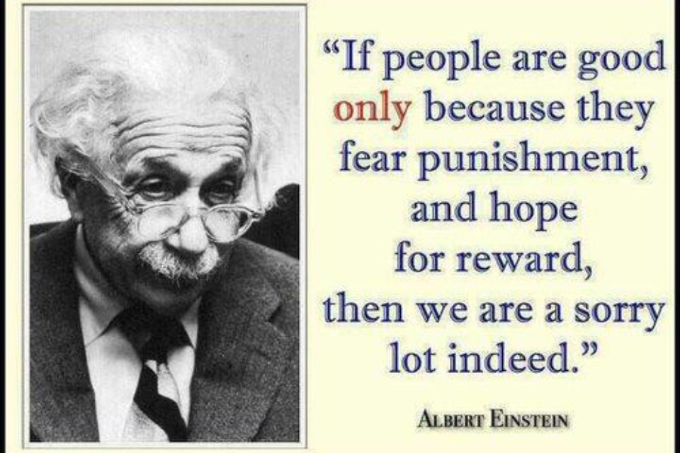 Albert Einstein quote "A sorry lot indeed"